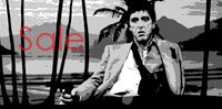 scarface movie print, scarface canvas, scarface wall art, scarface movie art, wall art uk