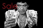 scarface canvas, scarface canvas art print, scarface canvas prints, scarface wall art, scarface pop art, movie art uk