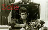 scarface canvas, gangster canvas art print, scarface canvas prints, gangster scarface wall art, scarface pop art, movie art uk