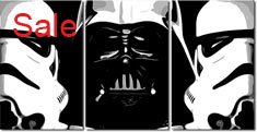 movie canvas art, star wars print, star wars artwork