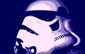 stormtrooper pop art canvas print, star wars stormtrooper