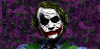 the joker canvas wall art, heath ledger movie art