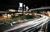 abstract cityscape canvas, time lapse canvas