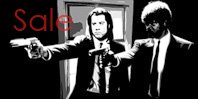 pulp fiction canvas art print, pulp fiction canvas art, pulp fiction canvas print, pulp fiction gliclee print, vincent and jules wall art, canvas art prints uk